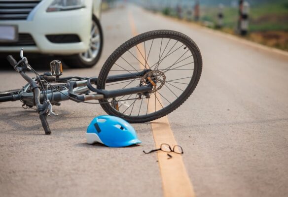 Collison Between Bicycle and Car